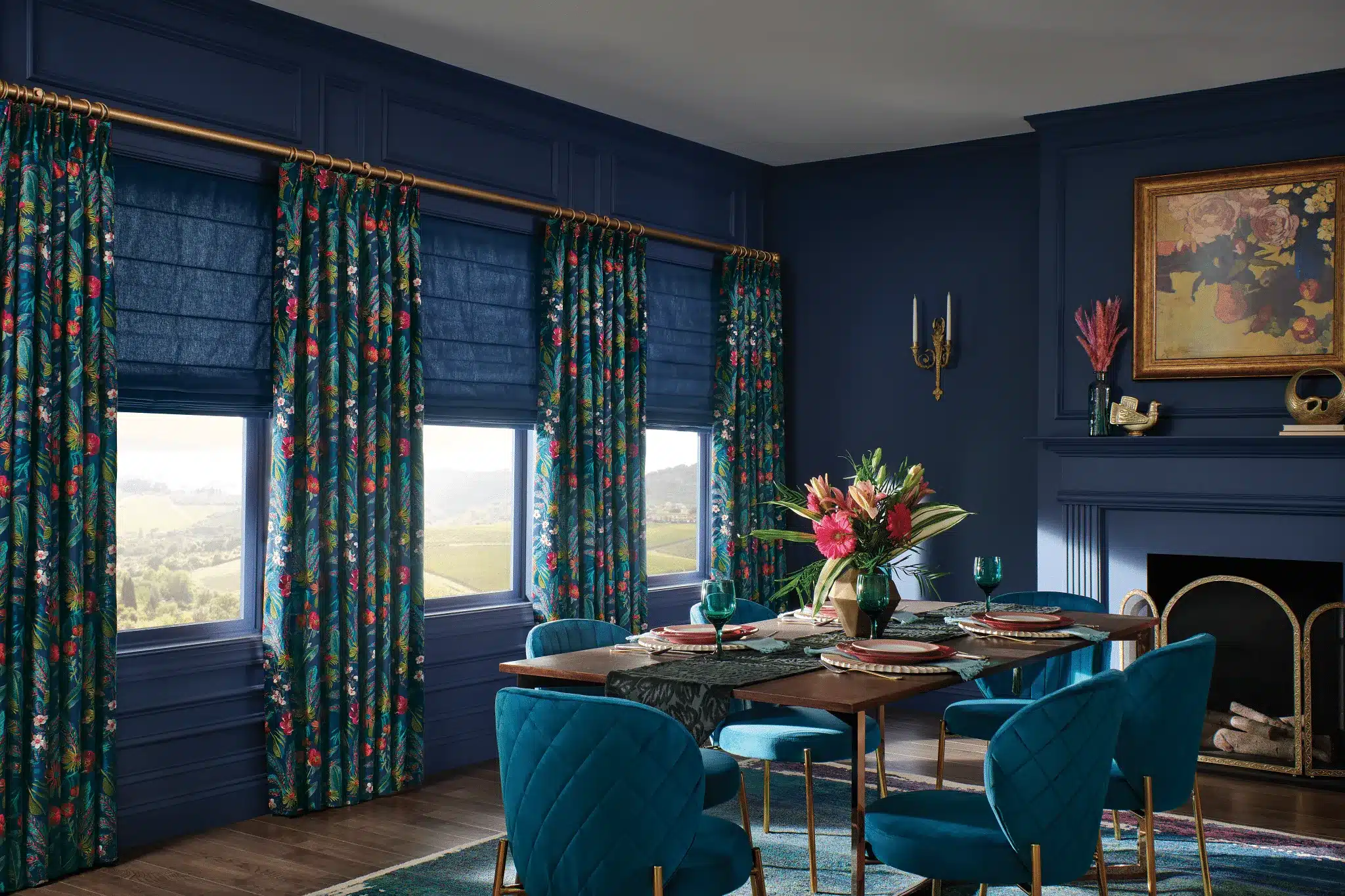 plain-top-drapery-and-roman-shades plain top drapery and roman shades